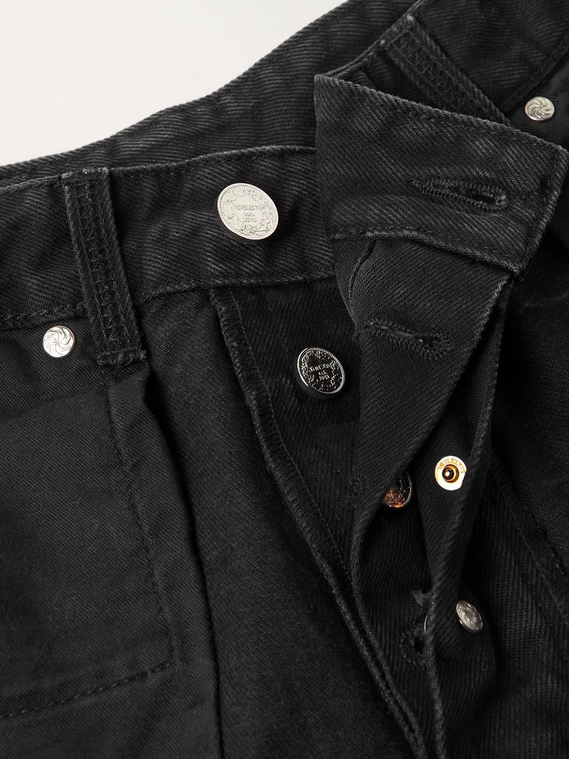 Inside-Out Wide-Leg Distressed Jeans 3