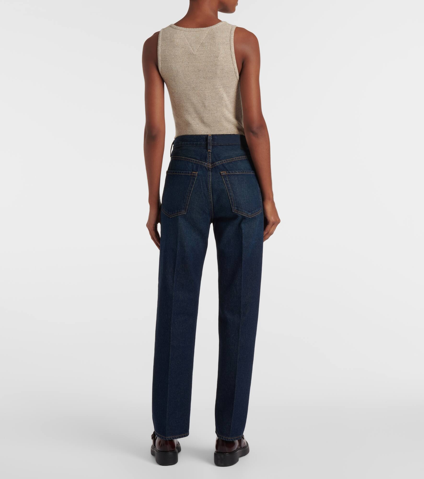 Baretta high-rise straight jeans - 3