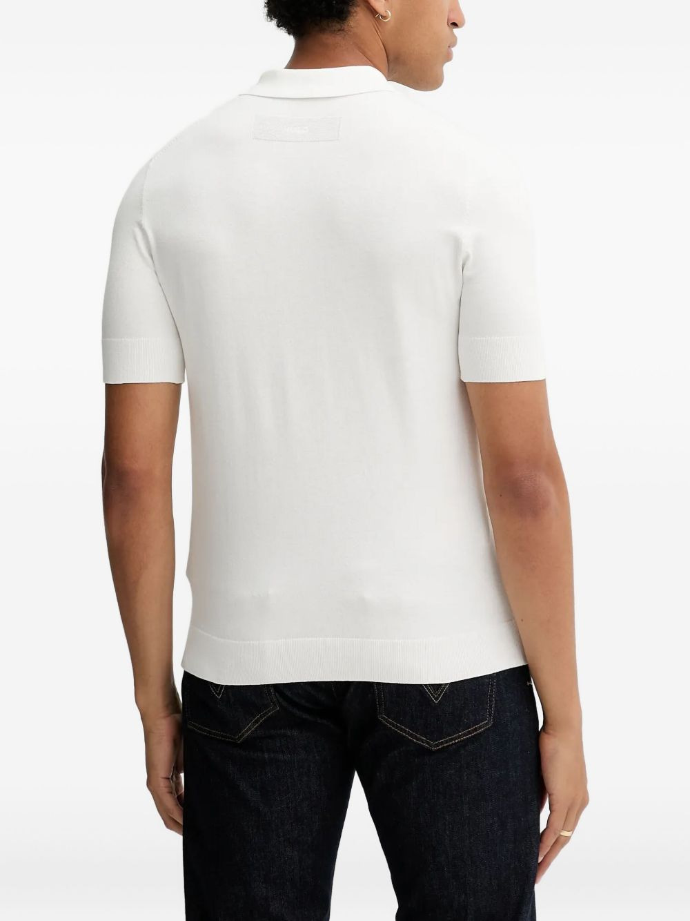 logo-detail polo shirt - 3
