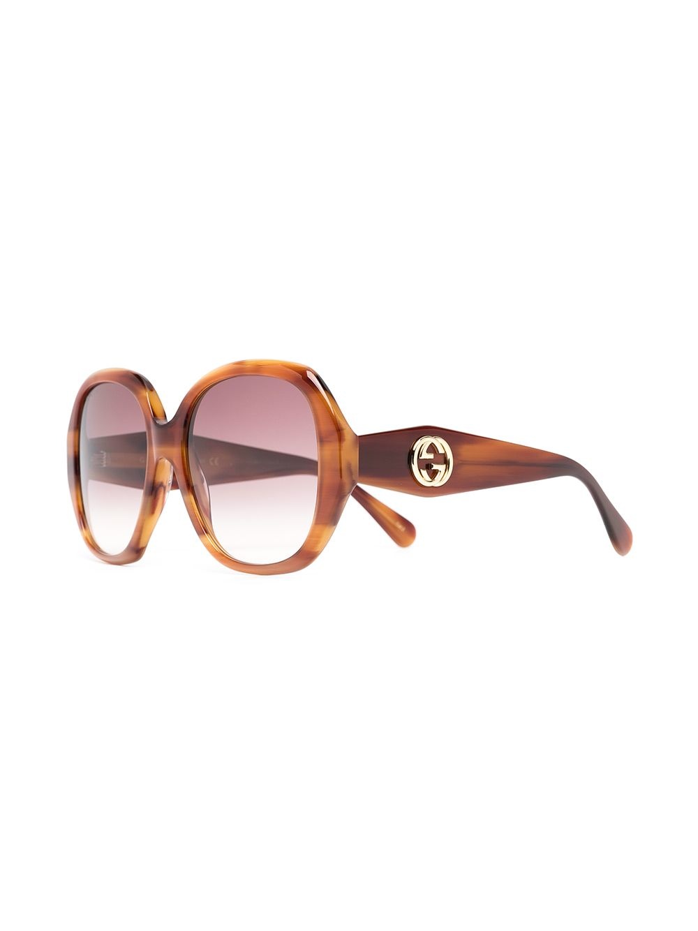 tortoiseshell oversized sunglasses - 2