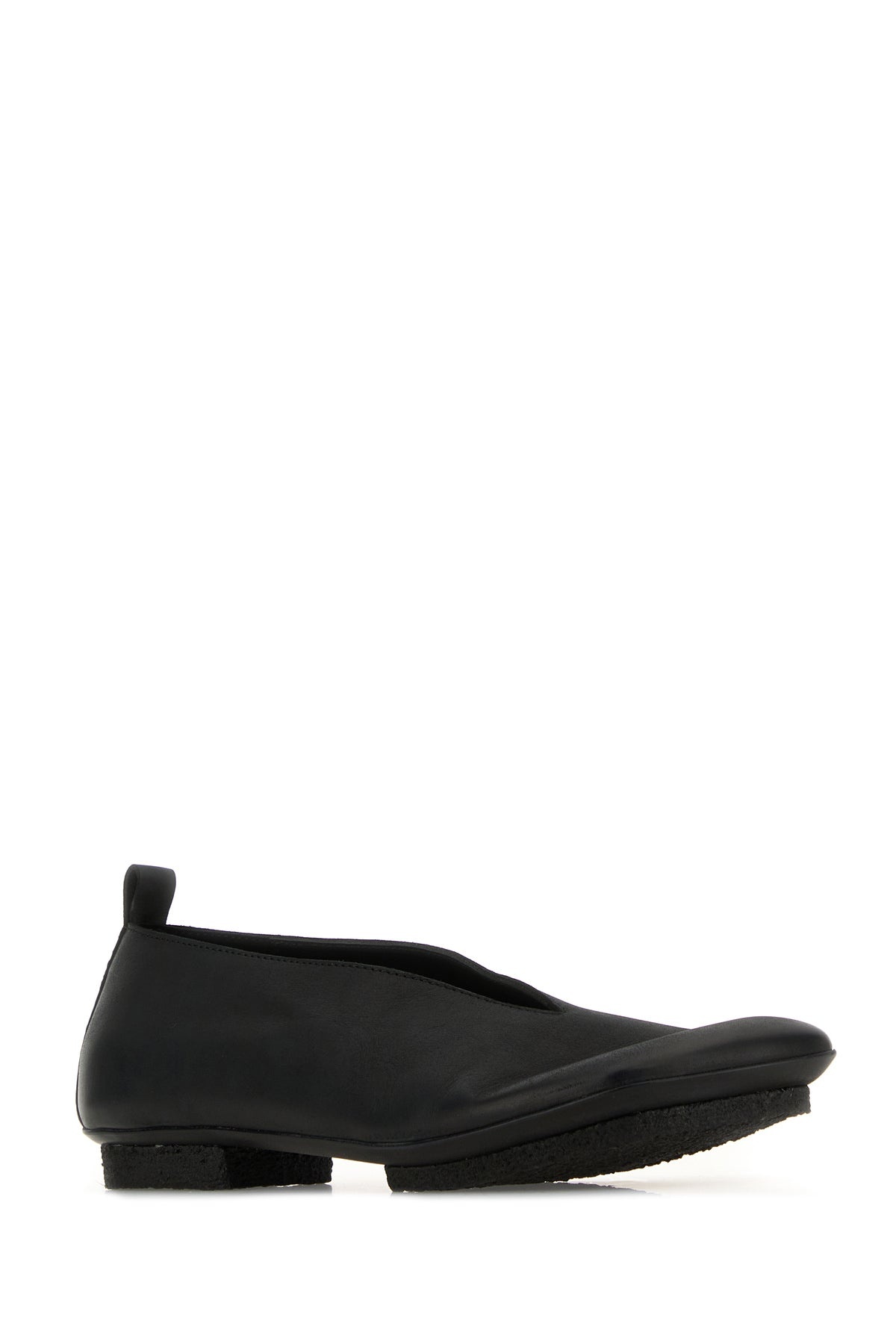 Black leather Stone ballerinas - 2