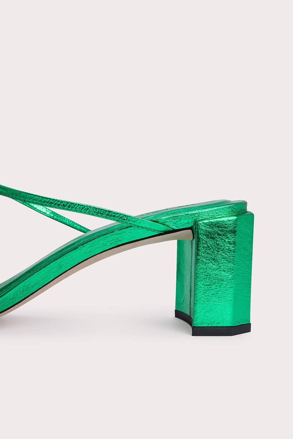 June Clover Green Metallic Leather - 8
