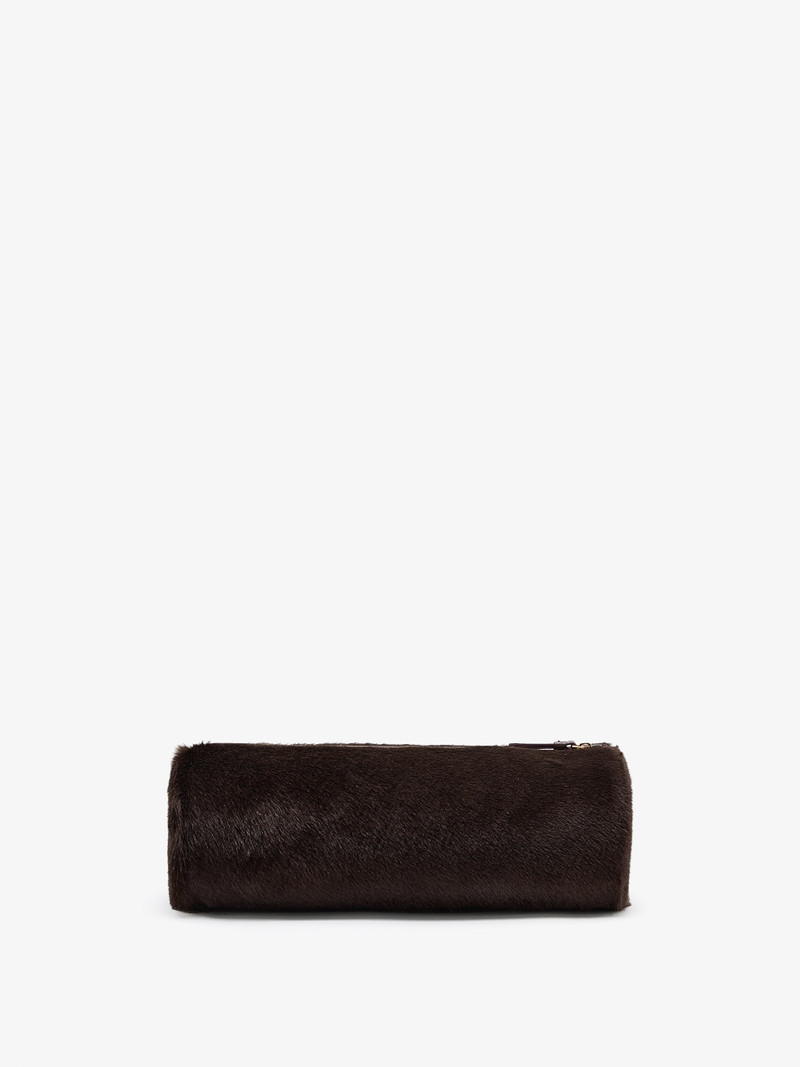 Silo Clutch in Shearling 4