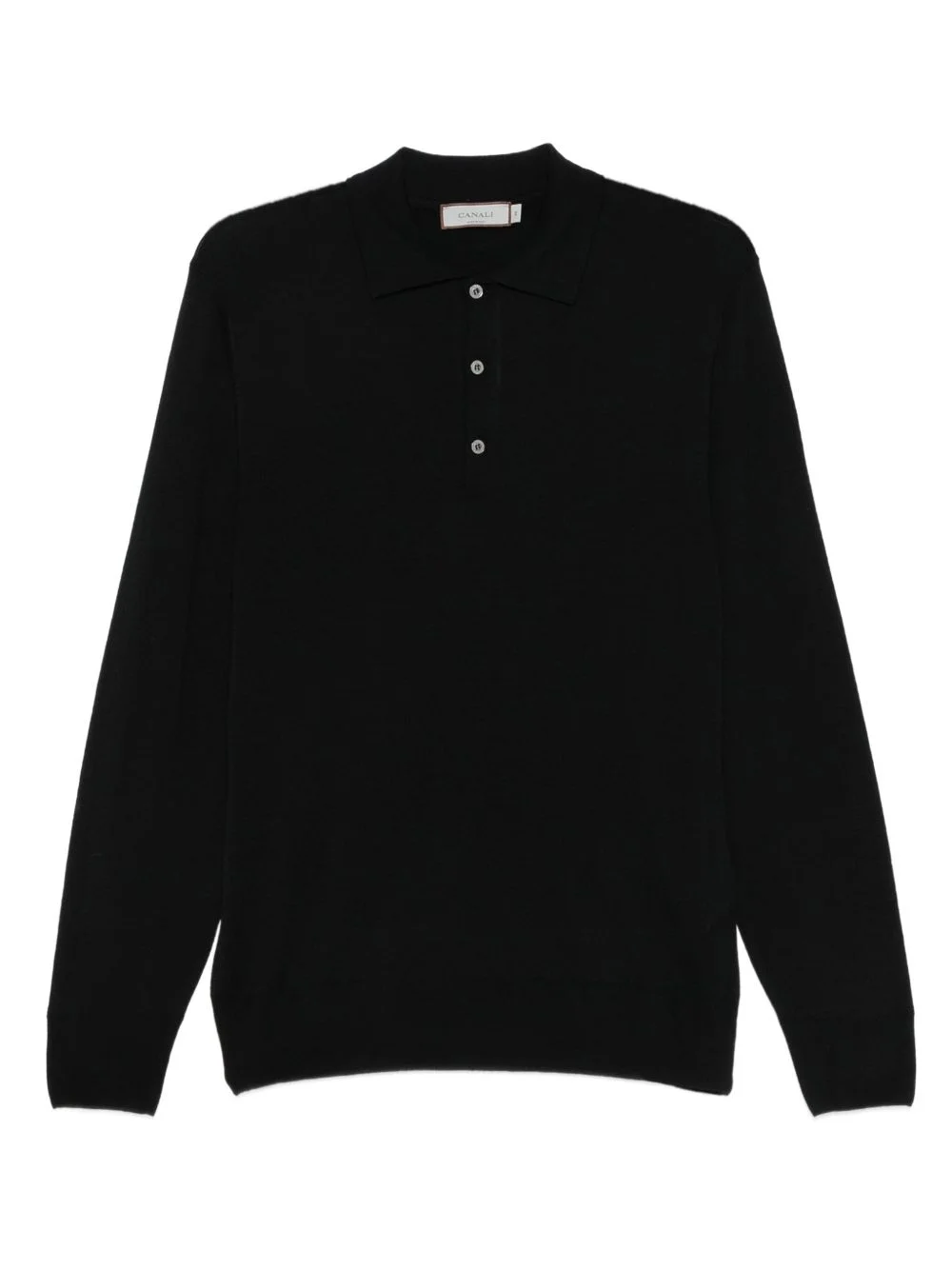 long-sleeve polo shirt - 1