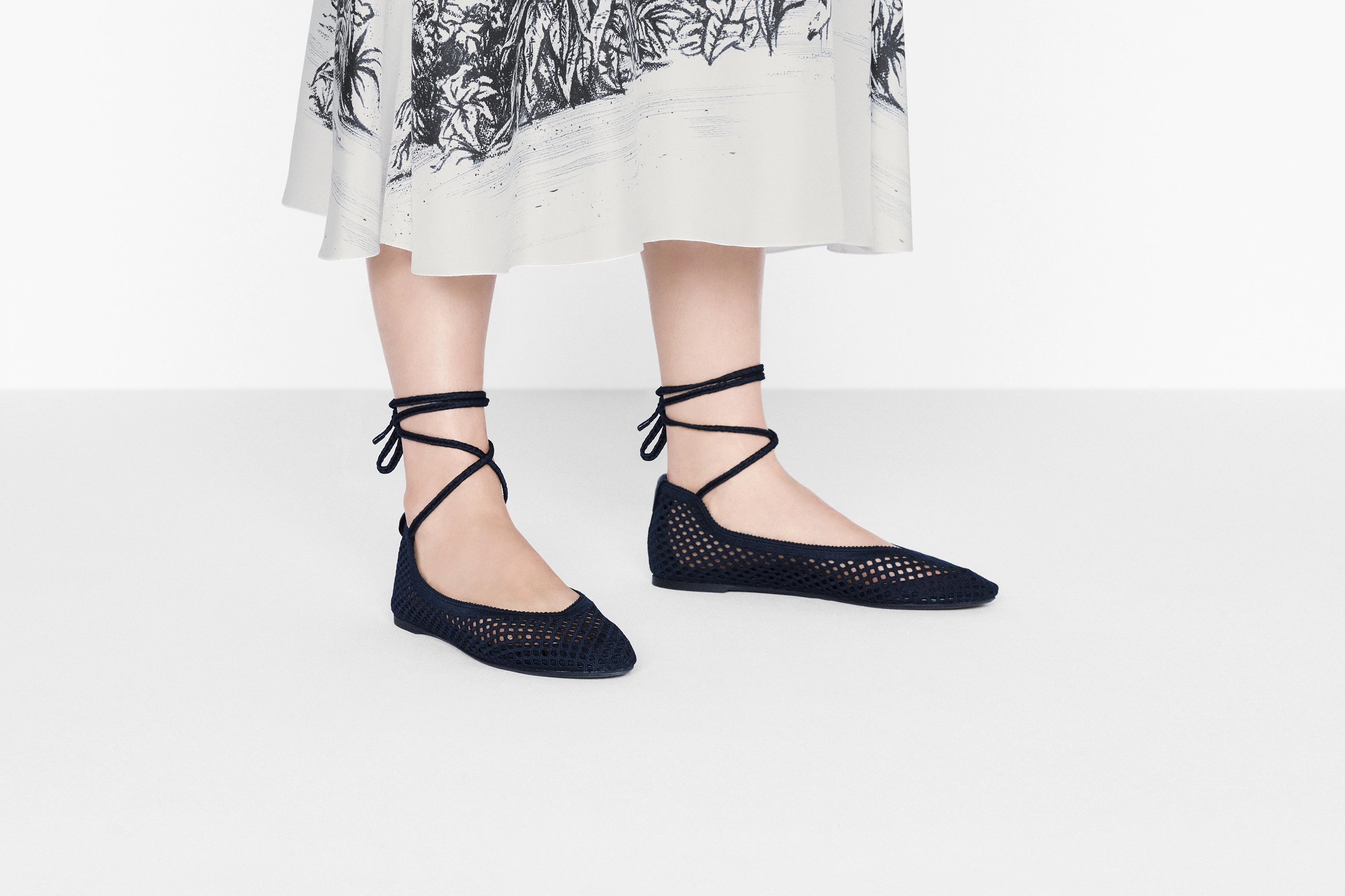 Dior Poème Laced Ballerina Flat - 6