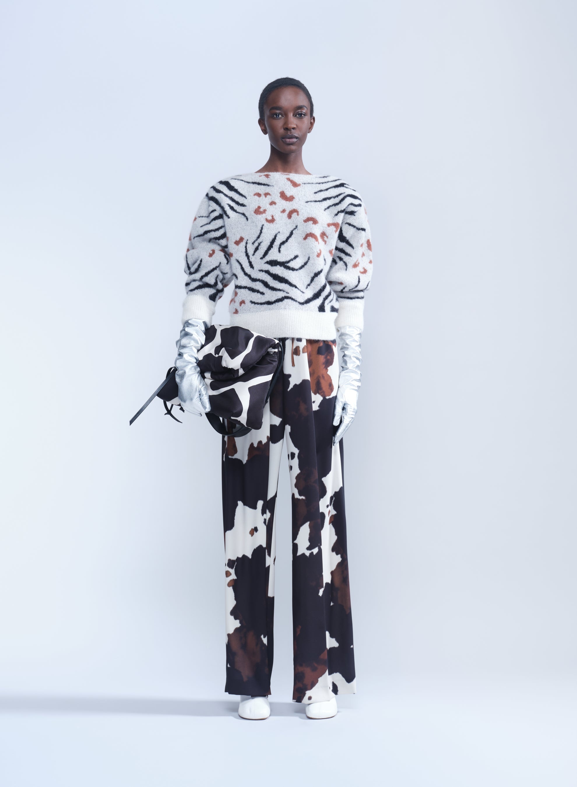 PRINTED SWEATER - 1