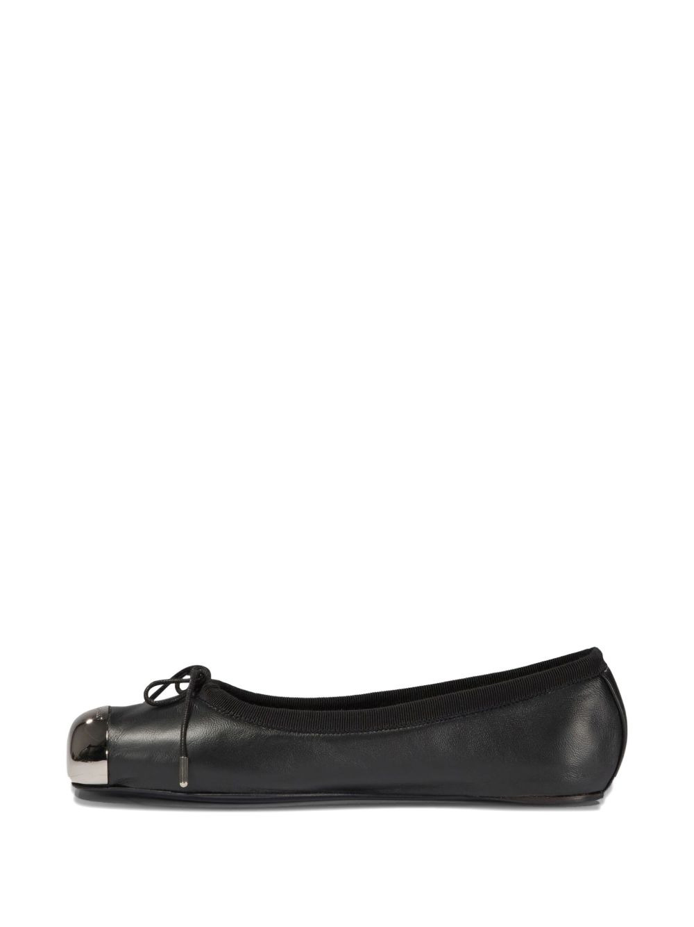 metal toe-cap ballet pumps - 4