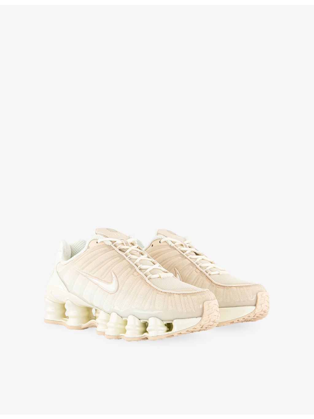 Shox TL Leather and Mesh Trainers - 3