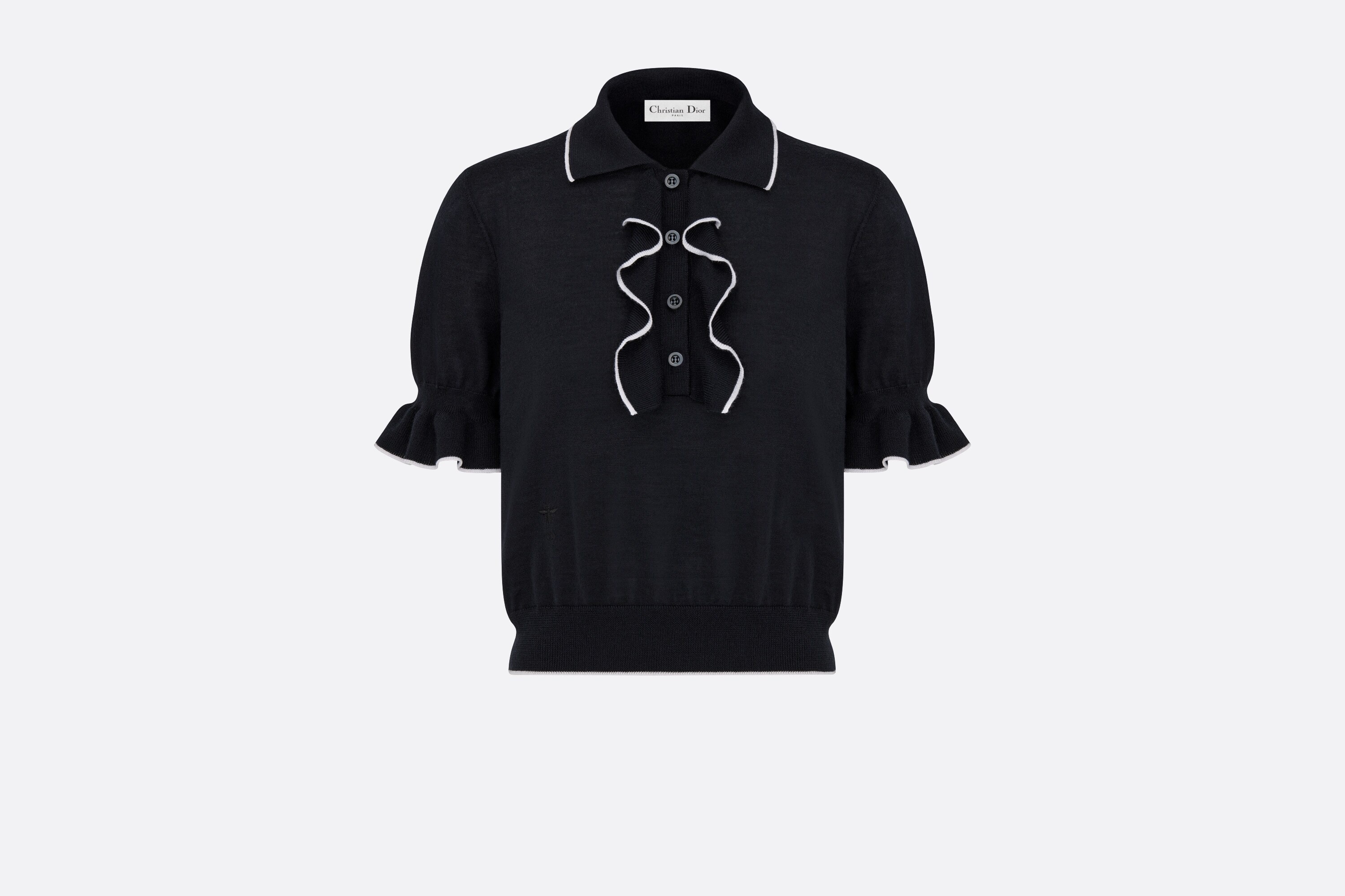 Short-Sleeved Sweater - 1