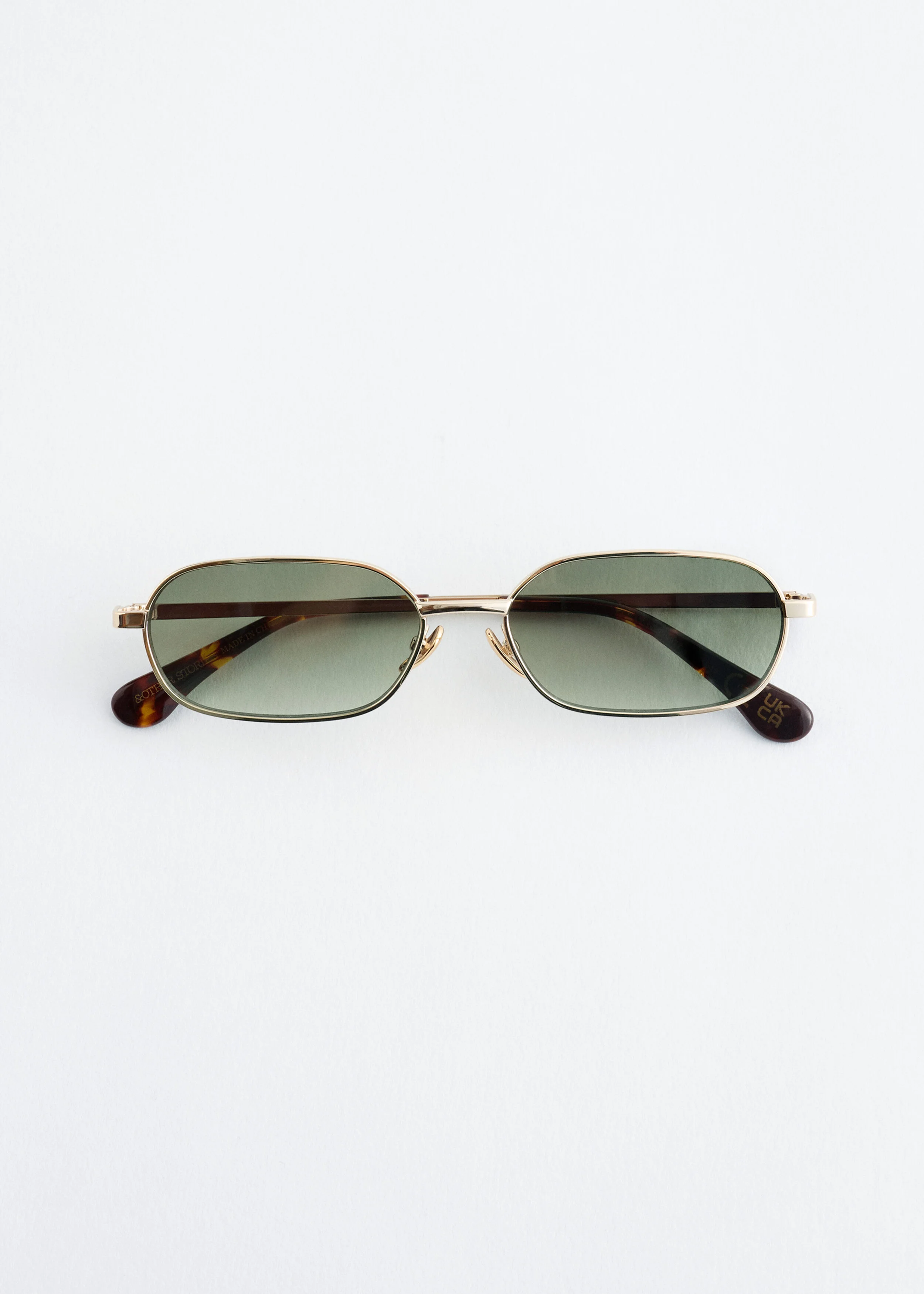 Slim Rectangular Sunglasses - 1