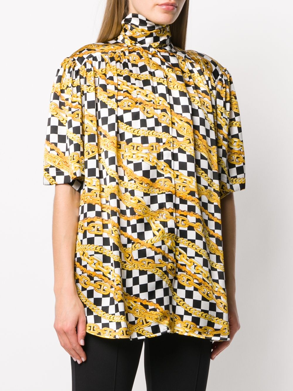 graphic print shirt - 3