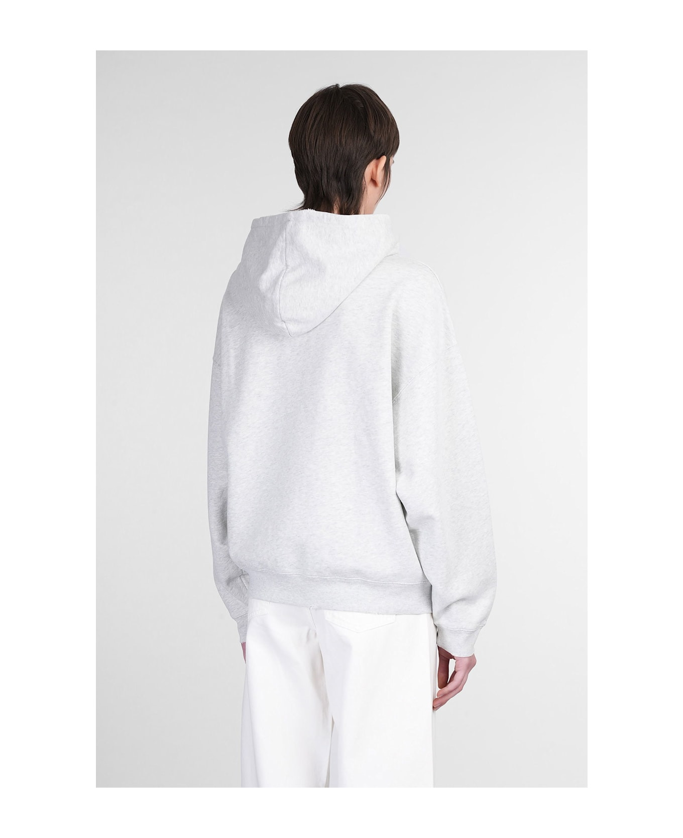 Harvey Sweatshirt In Grey Cotton - 3