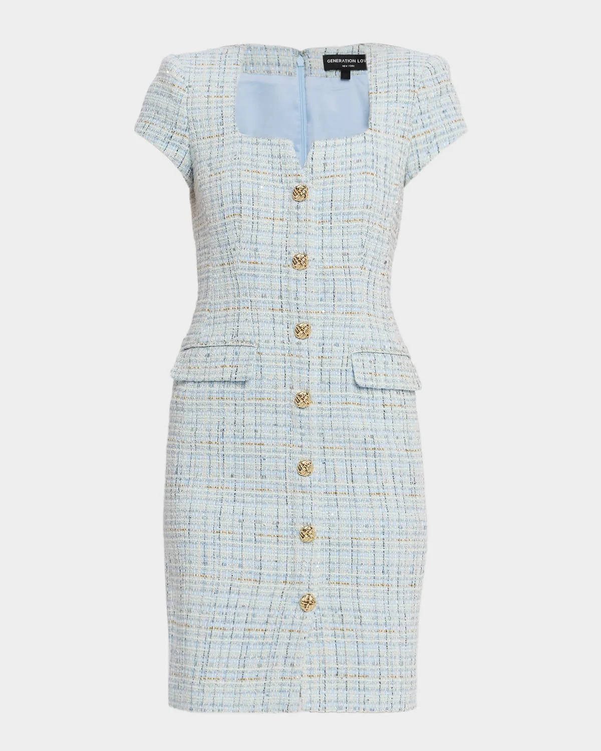 Sierra Tweed Mini Dress - 1
