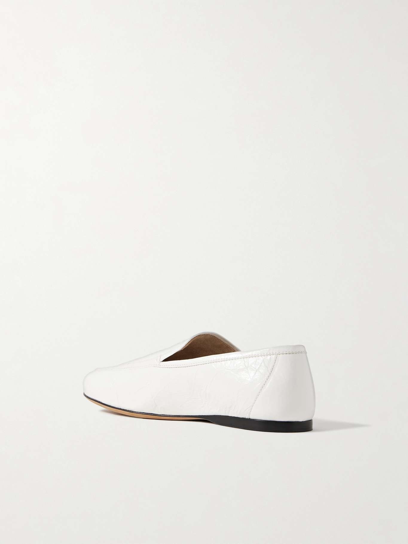 Alessio crinkled-leather loafers - 3