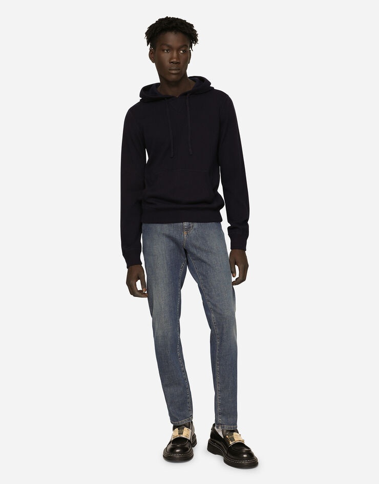 Hooded cashmere pullover - 5
