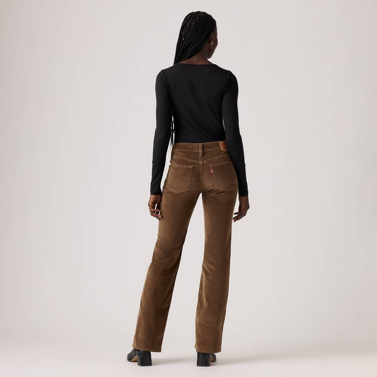 SUPERLOW BOOTCUT CORDUROY WOMEN'S PANTS - 4