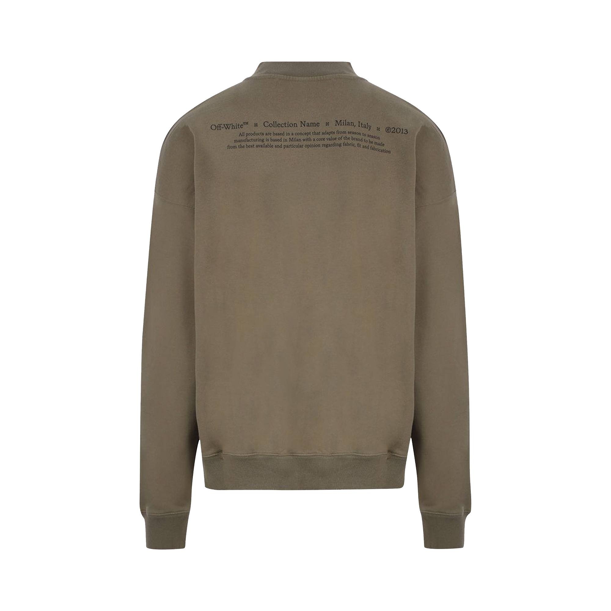 Off-White Caravaggio Boy Skate Crewneck 'Green/Multicolor' - 2