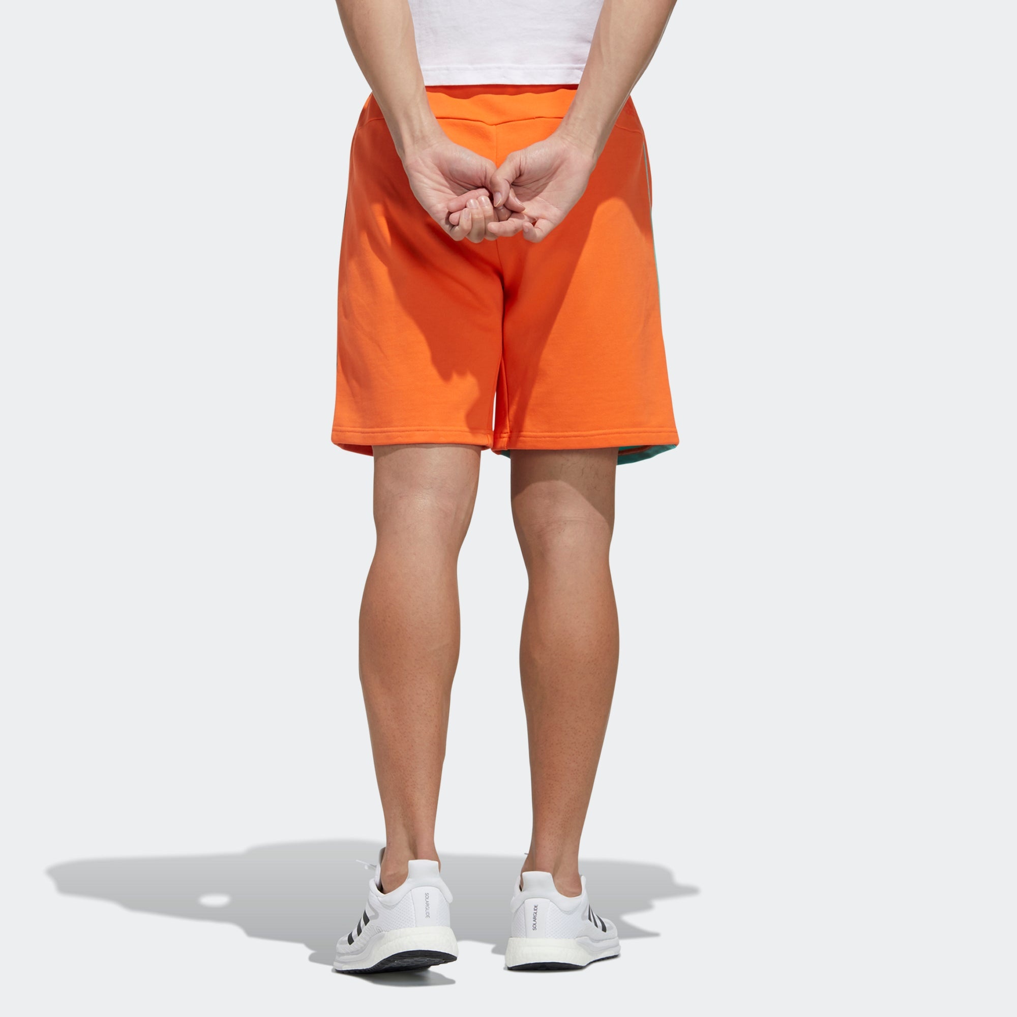 adidas Ub Sht Kn Sports Stylish Contrast Color Stitching Shorts Orange GP0829 - 3
