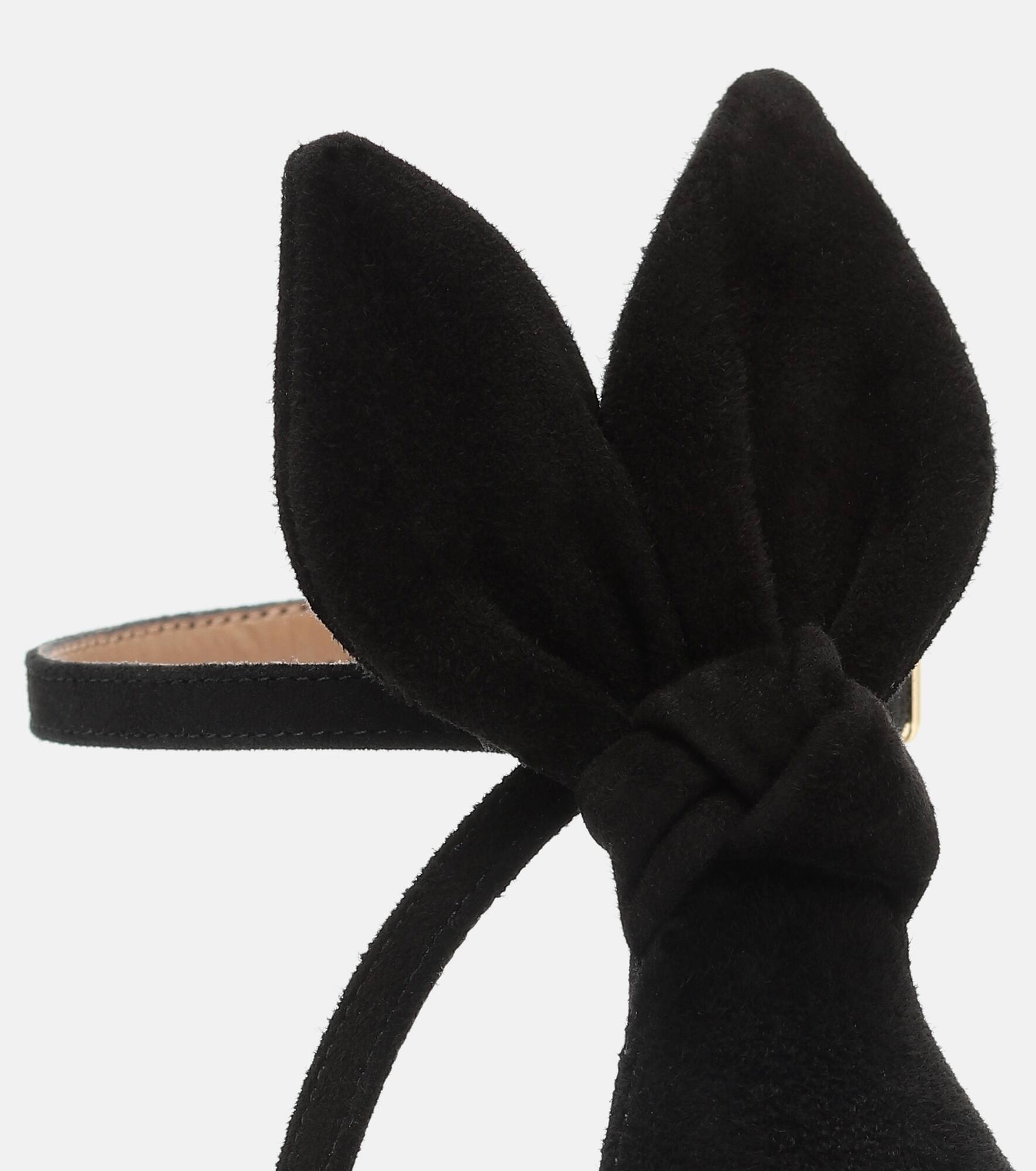 Bow Tie 105 suede sandals - 6