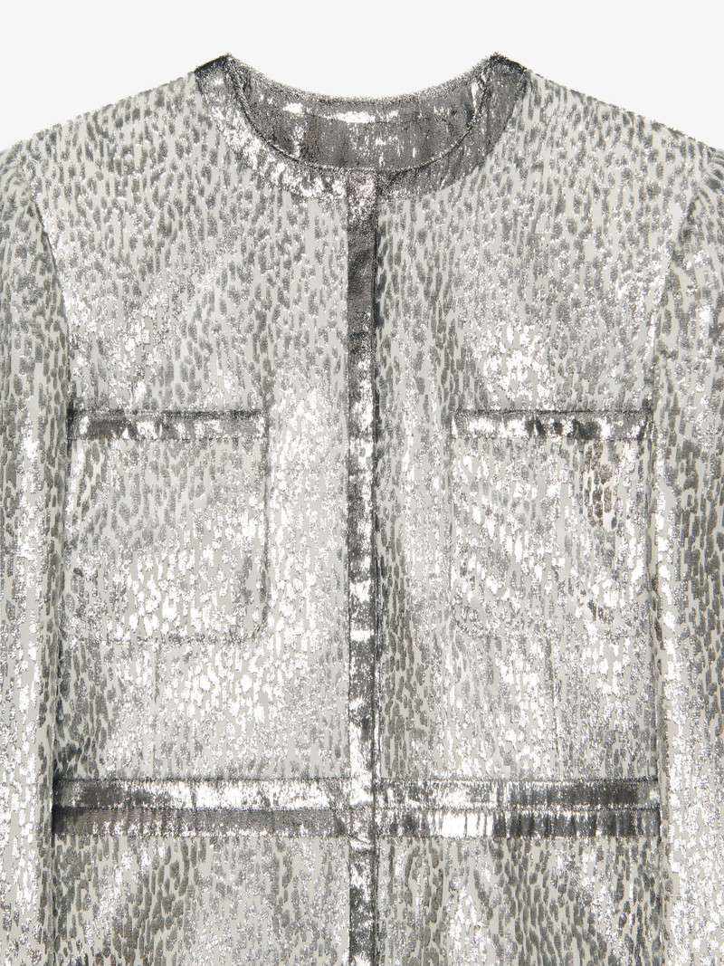 JACKET IN VELVET JACQUARD 6