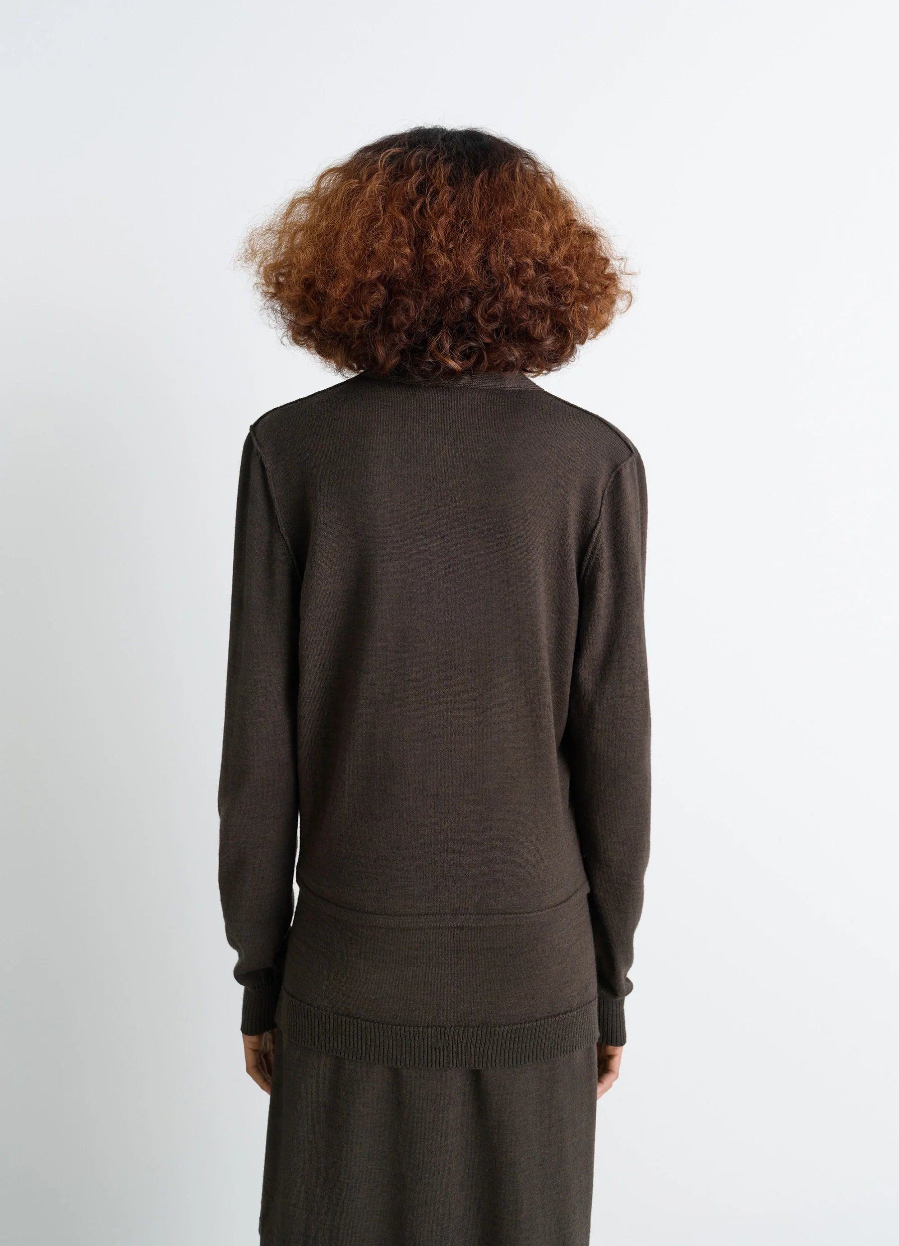 TWISTED CARDIGAN WITH SCARF - 4