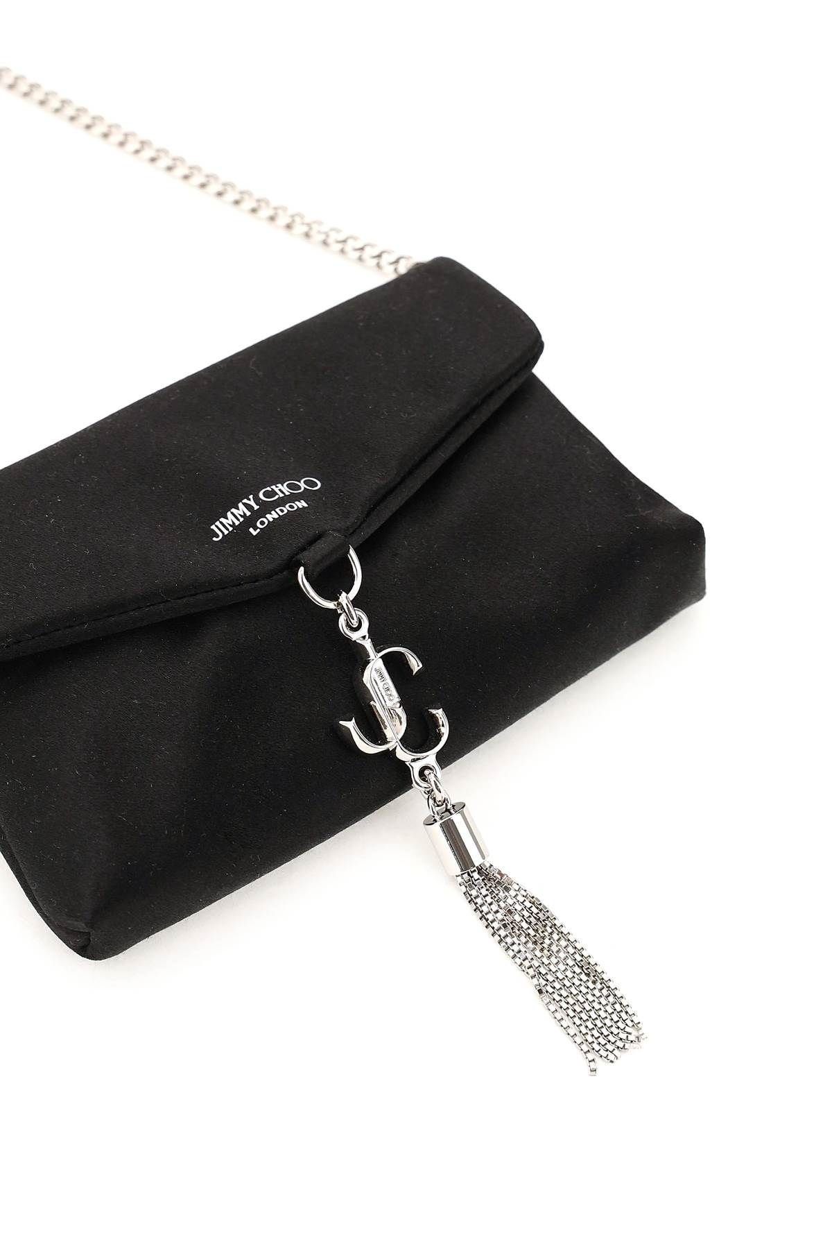 SATIN CARD HOLDER WITH CHAIN - 5