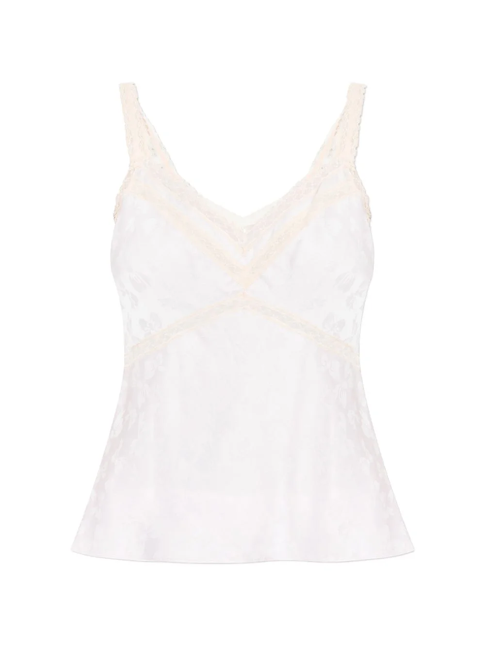 ‘Lirena lace trim floral blouse - 1