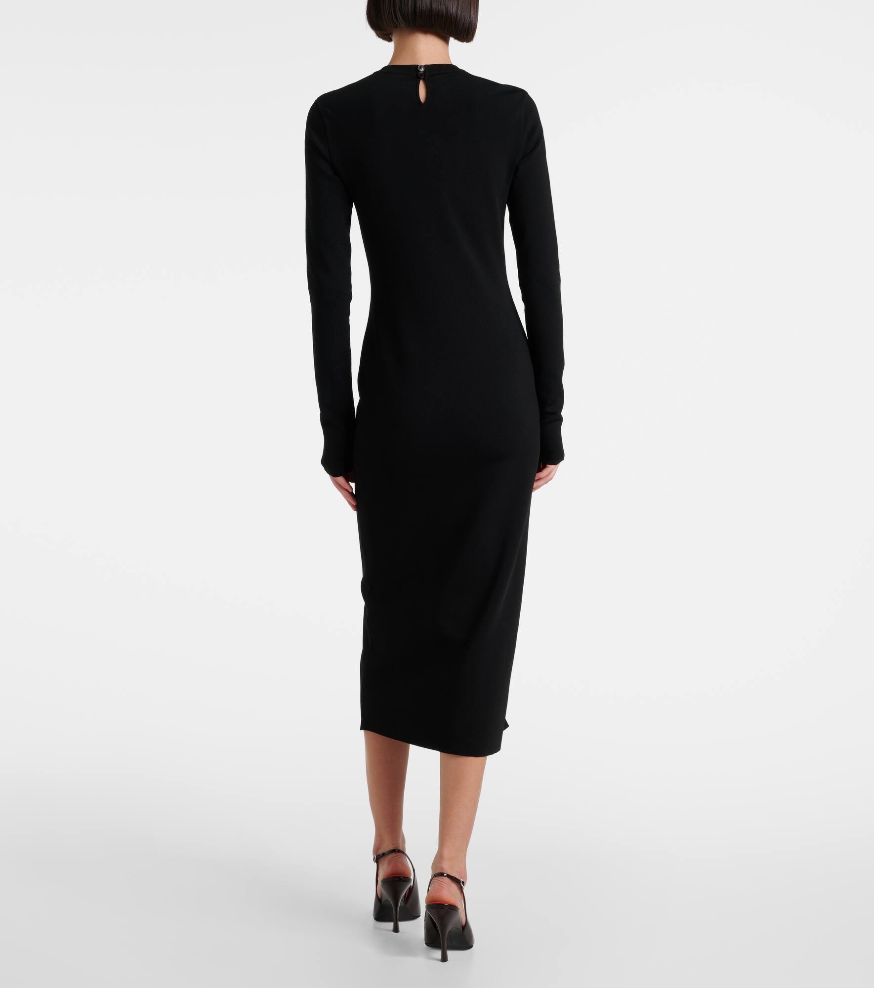 STELLA MCCARTNEY ワンピース Knitted midi dress974191 STELLA MCCARTNEY Miracle paneled knitted midi dress | NET-A