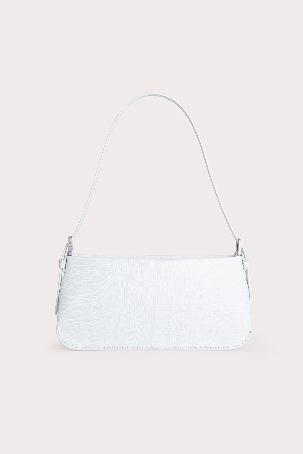 Dulce White Lizard Embossed Leather 1