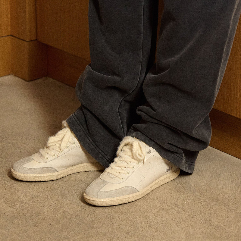 DUKE + DEXTER Plus Duke Vintage Grey + White Sneaker - Women's outlook