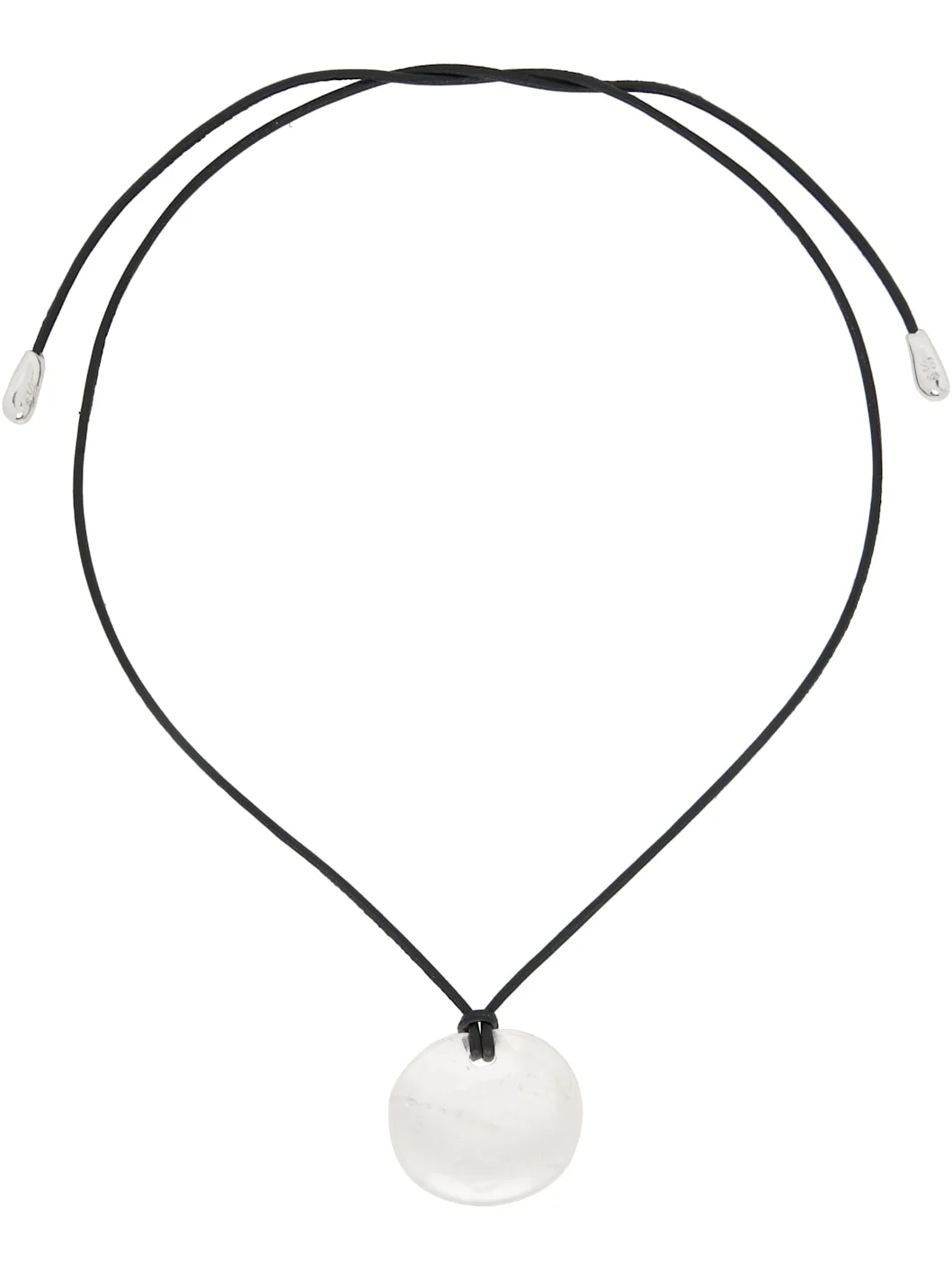 Small Full Moon Pendant Necklace - 1