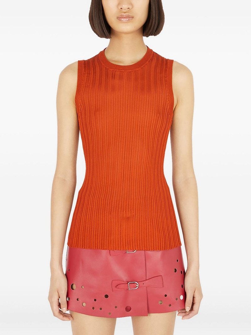 ribbed sleeveless top 1
