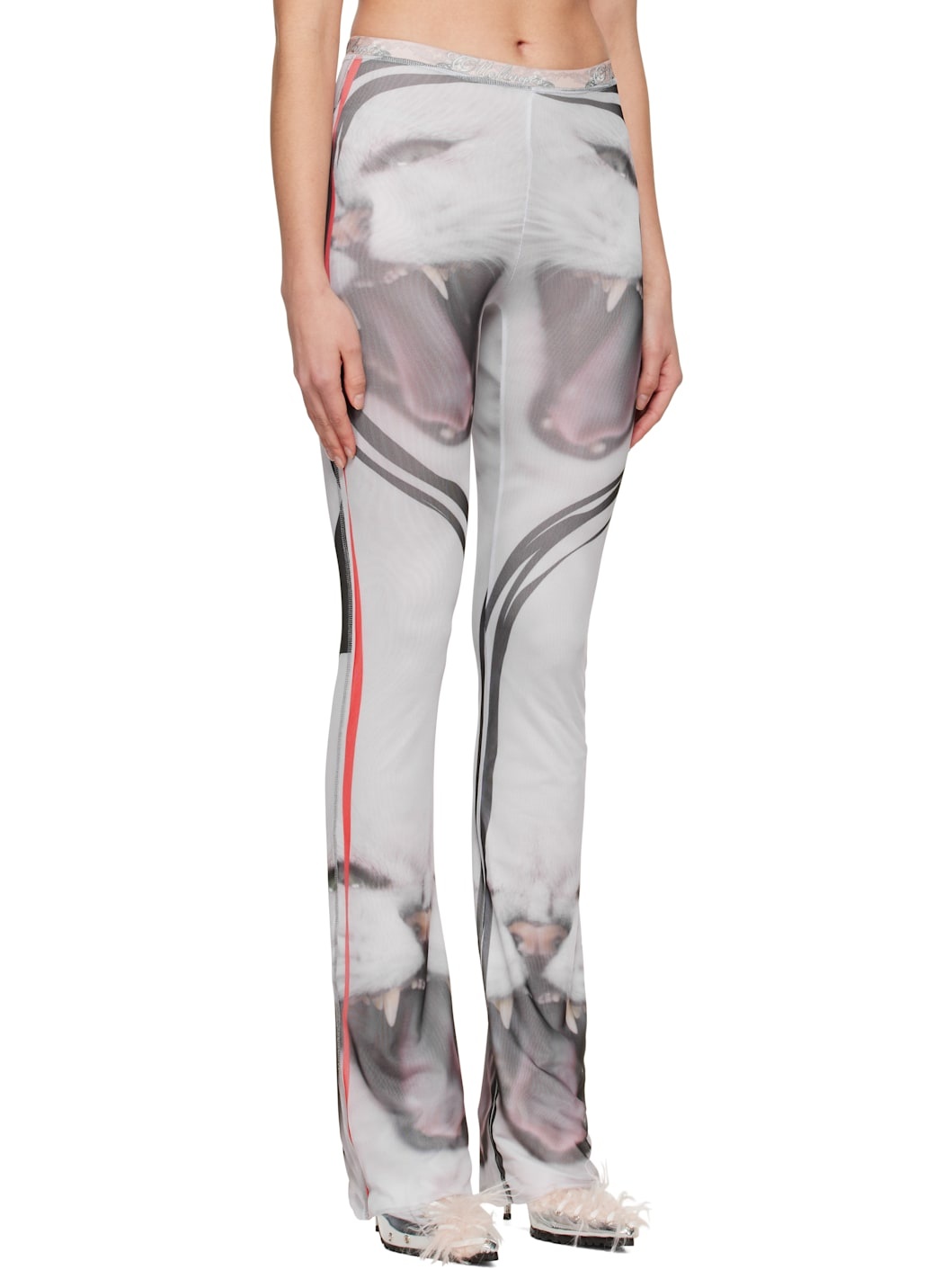 Multicolor Mesh Lounge Pants - 2
