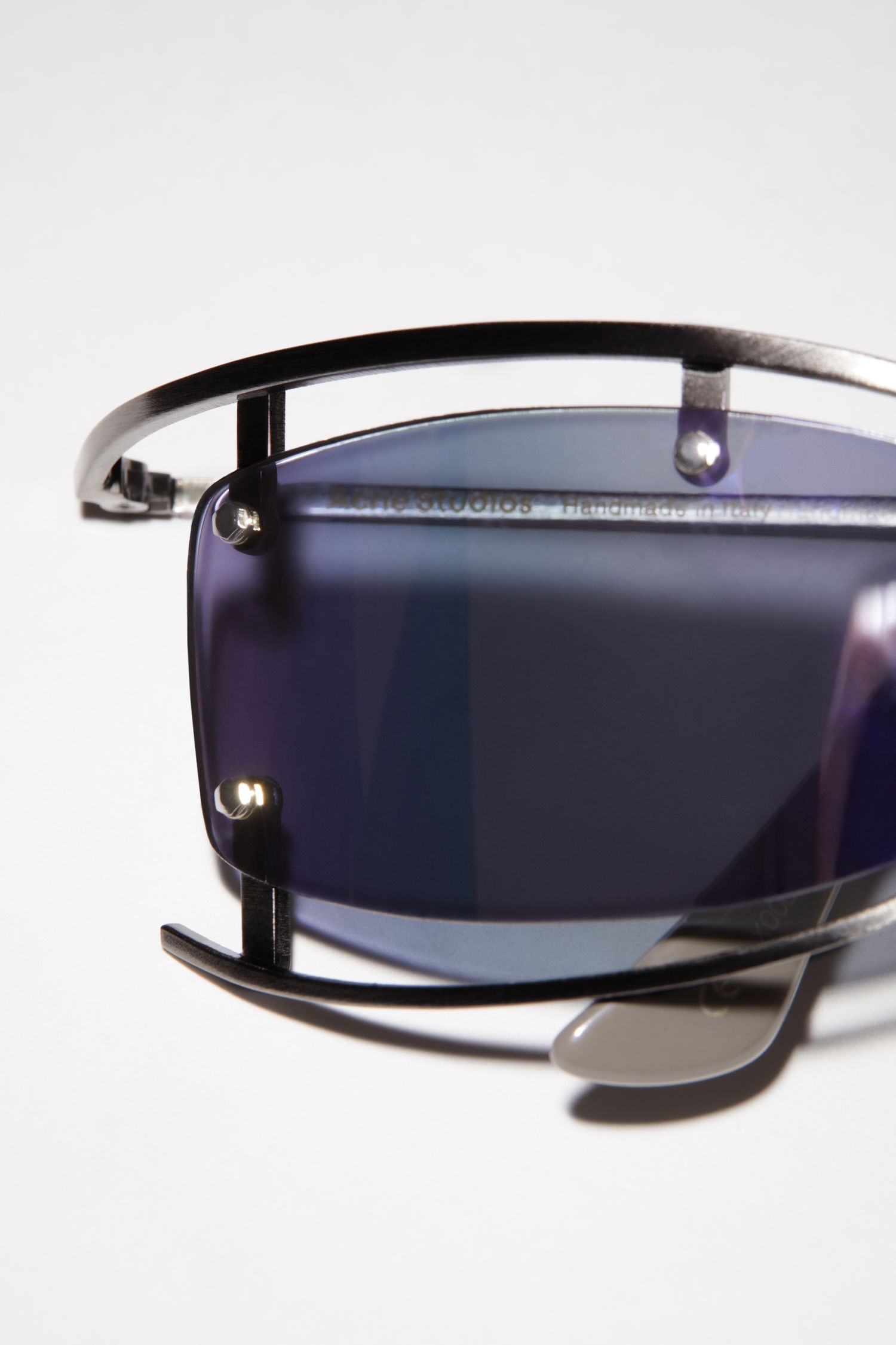 Metal sunglasses - Purple/dark grey - 6