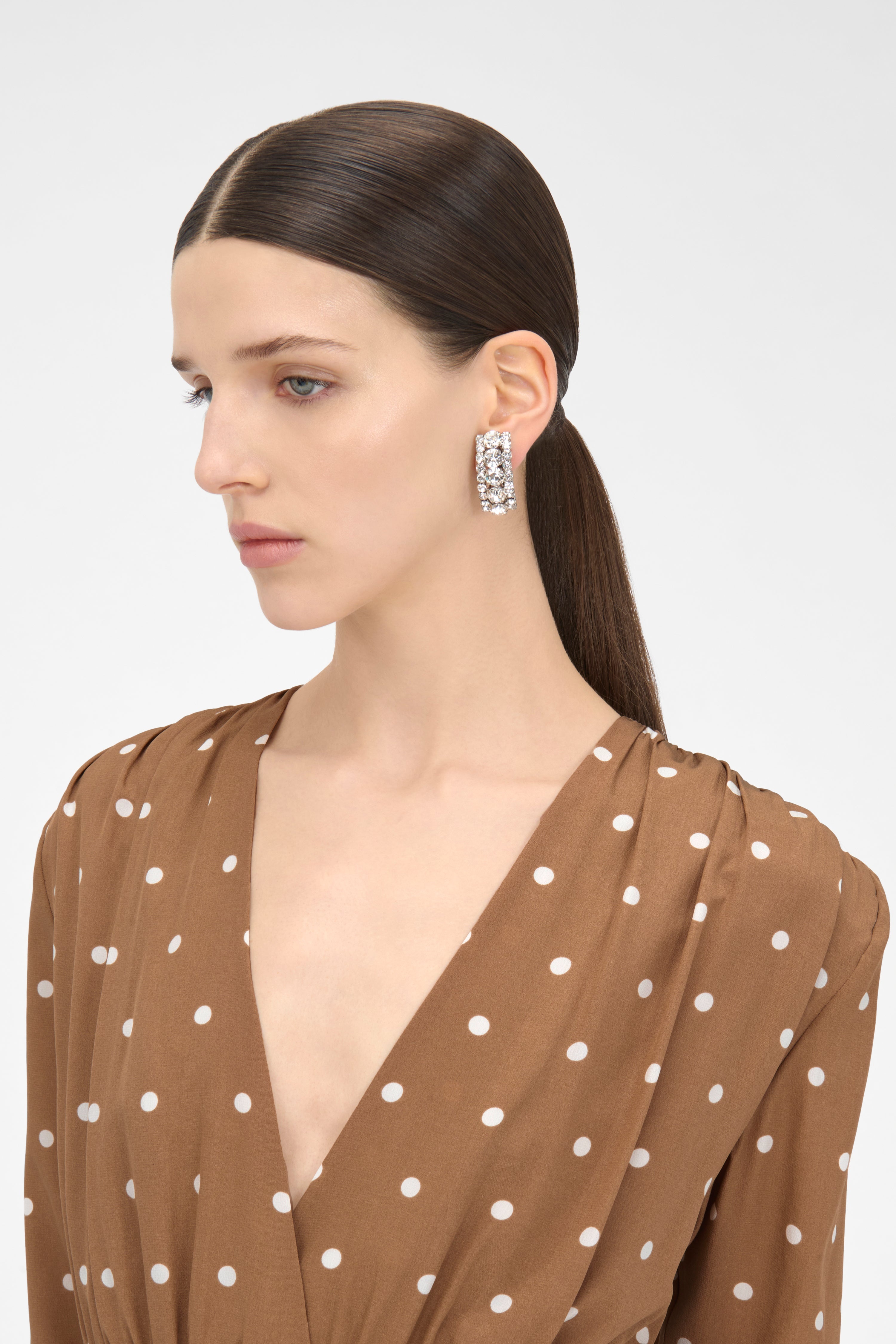 POLKA DOT DRESS WITH VOLANT - 6