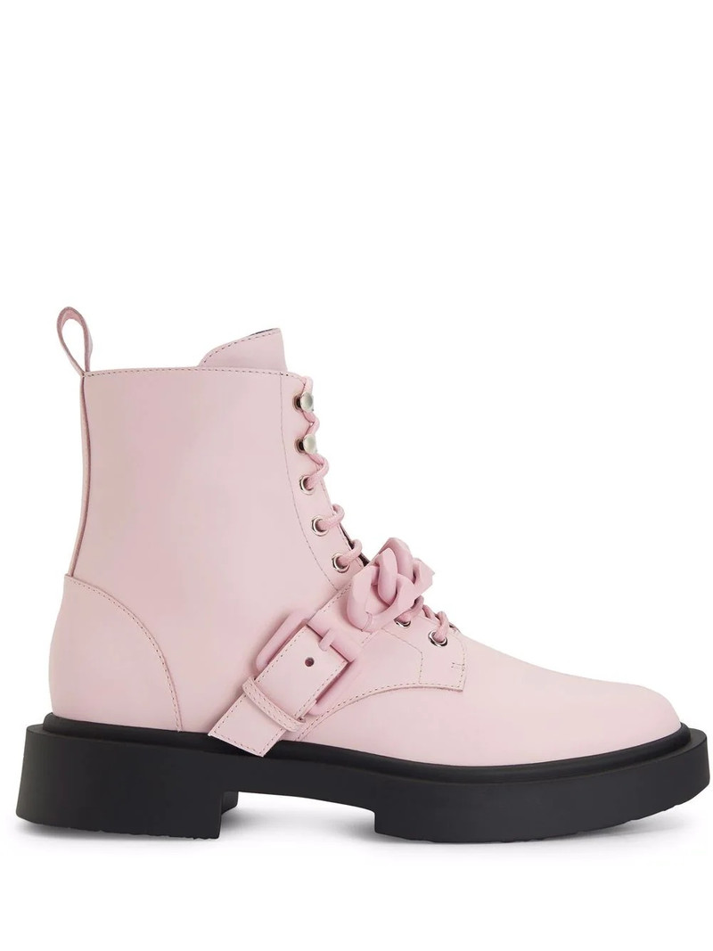 Adric chain-trim ankle boots 1