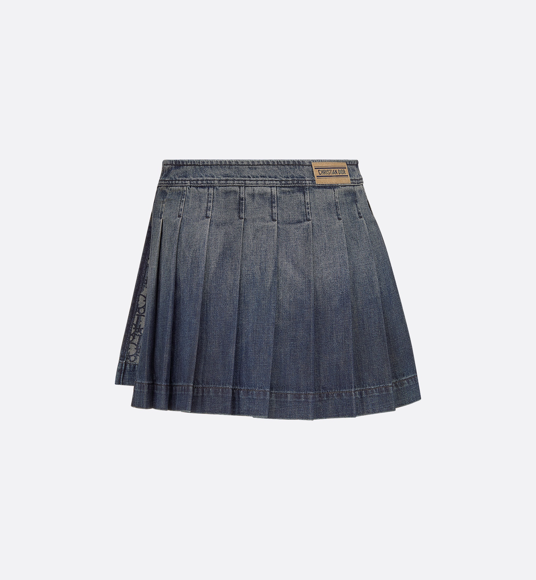 Wrap Miniskirt with Integrated Shorts - 2