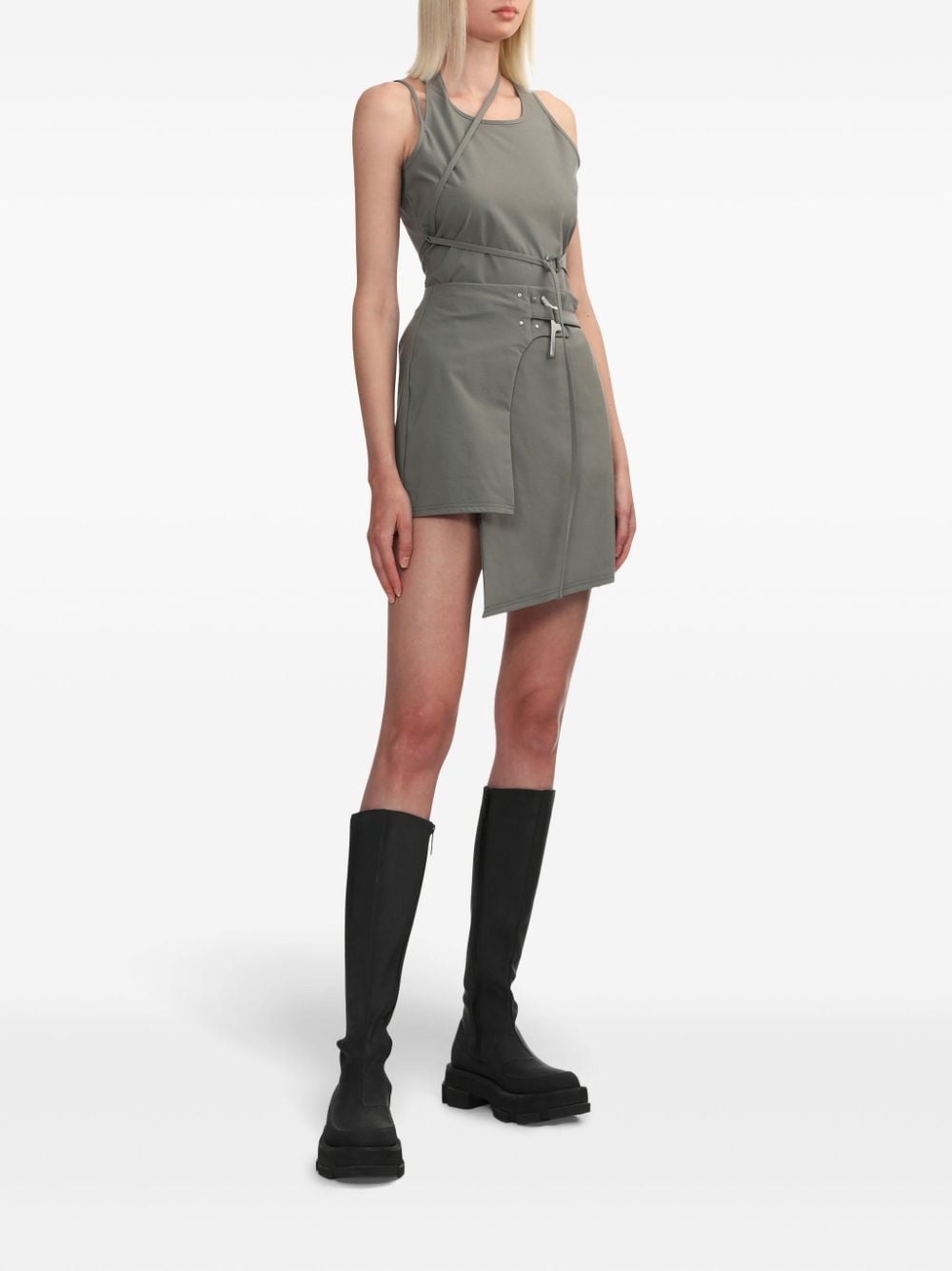 asymmetric wrap skirt - 2