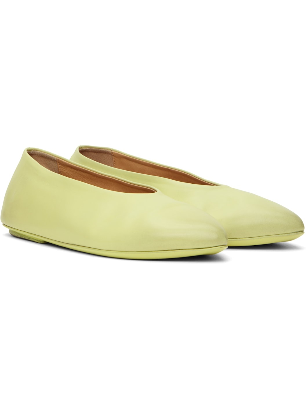 Green Sfoglia Ballerina Flats - 4