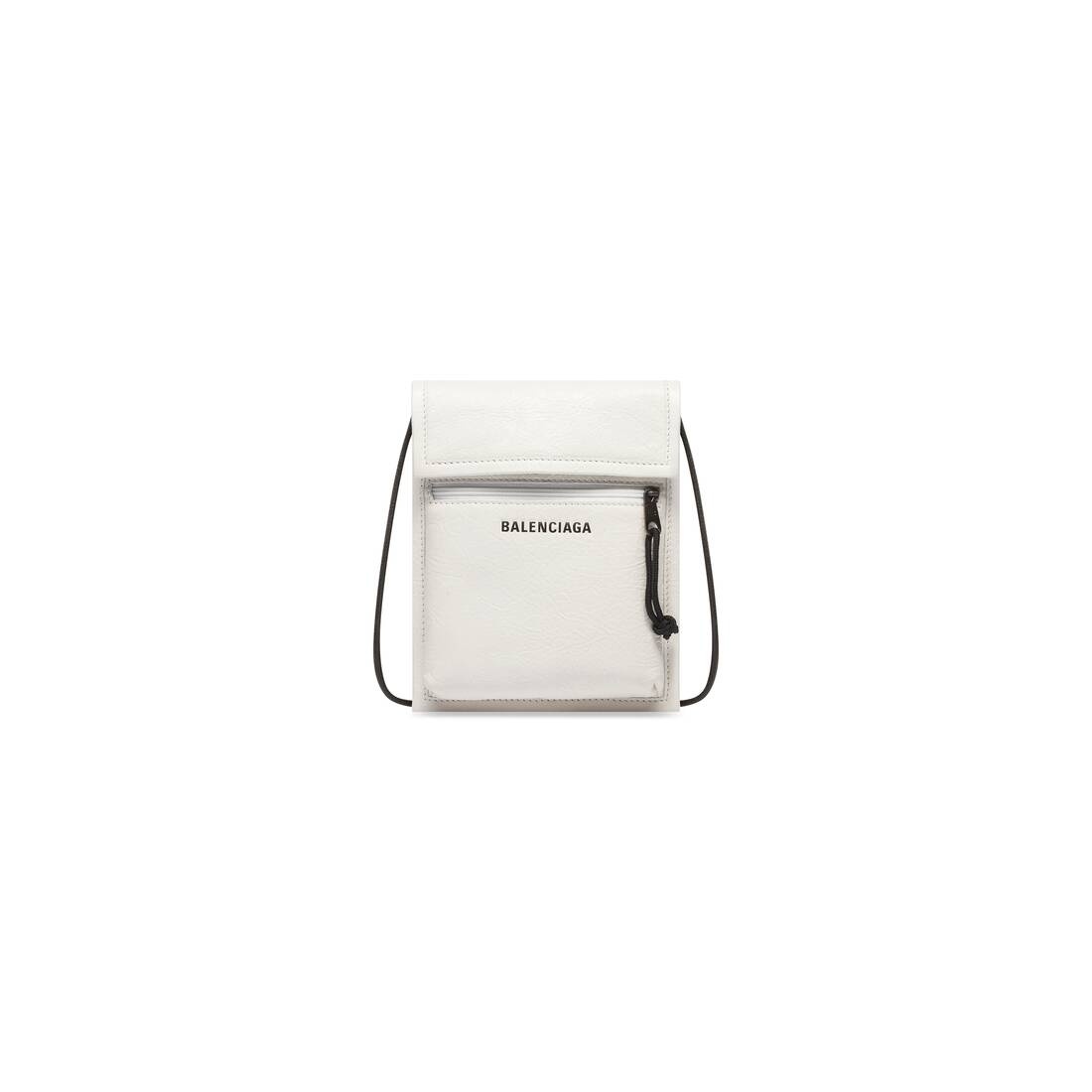 Men's Explorer Small Pouch With Strap in White - 1