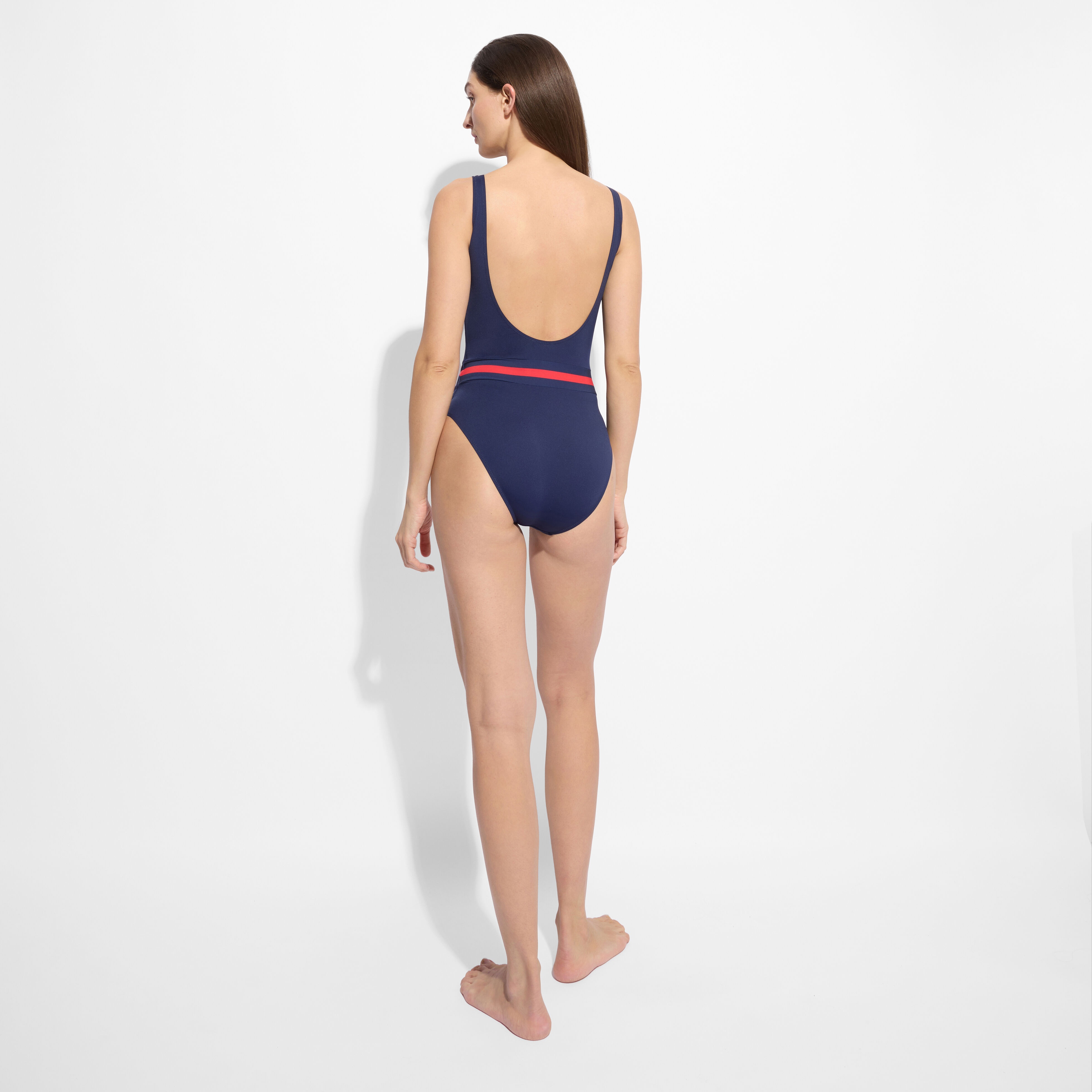 Women One-piece Swimsuit Solid - Vilebrequin x Ines de la Fressange - 4