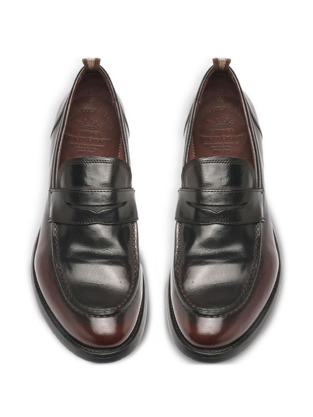 penny leather loafers - 3