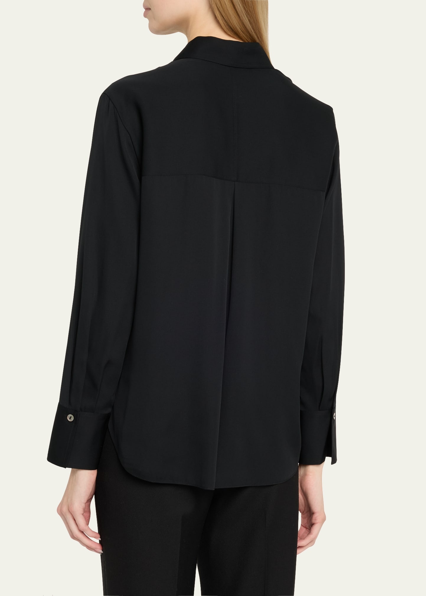 Classic Button-Front Blouse - 3
