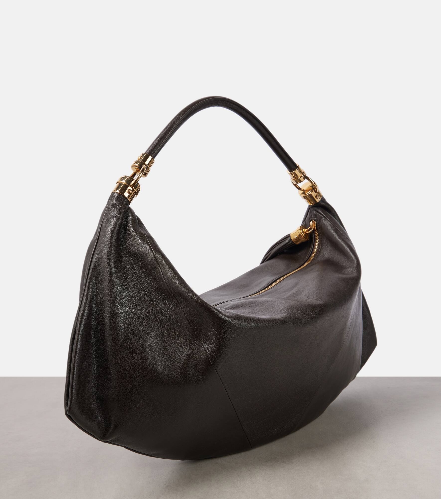 Foulard leather shoulder bag - 4
