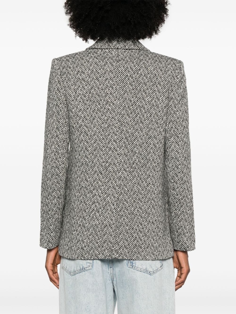 herringbone blazer - 4