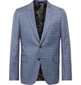 Soho Slim-Fit Prince of Wales Checked Wool Suit Jacket - 8