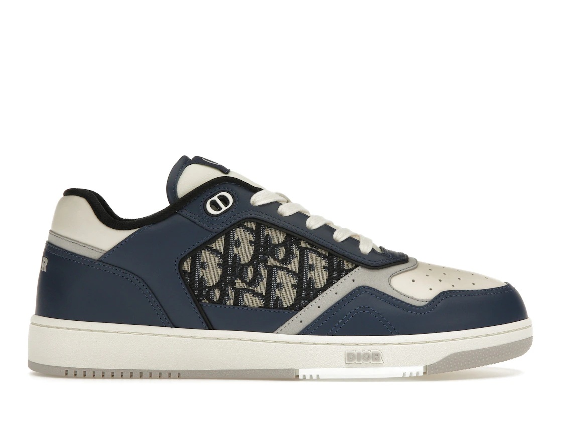 Dior B27 Low Blue Cream Dior Gray Beige Black Dior Oblique Jacquard - 1