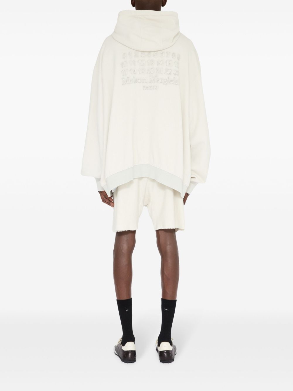 zipped drawstring hoodie - 4