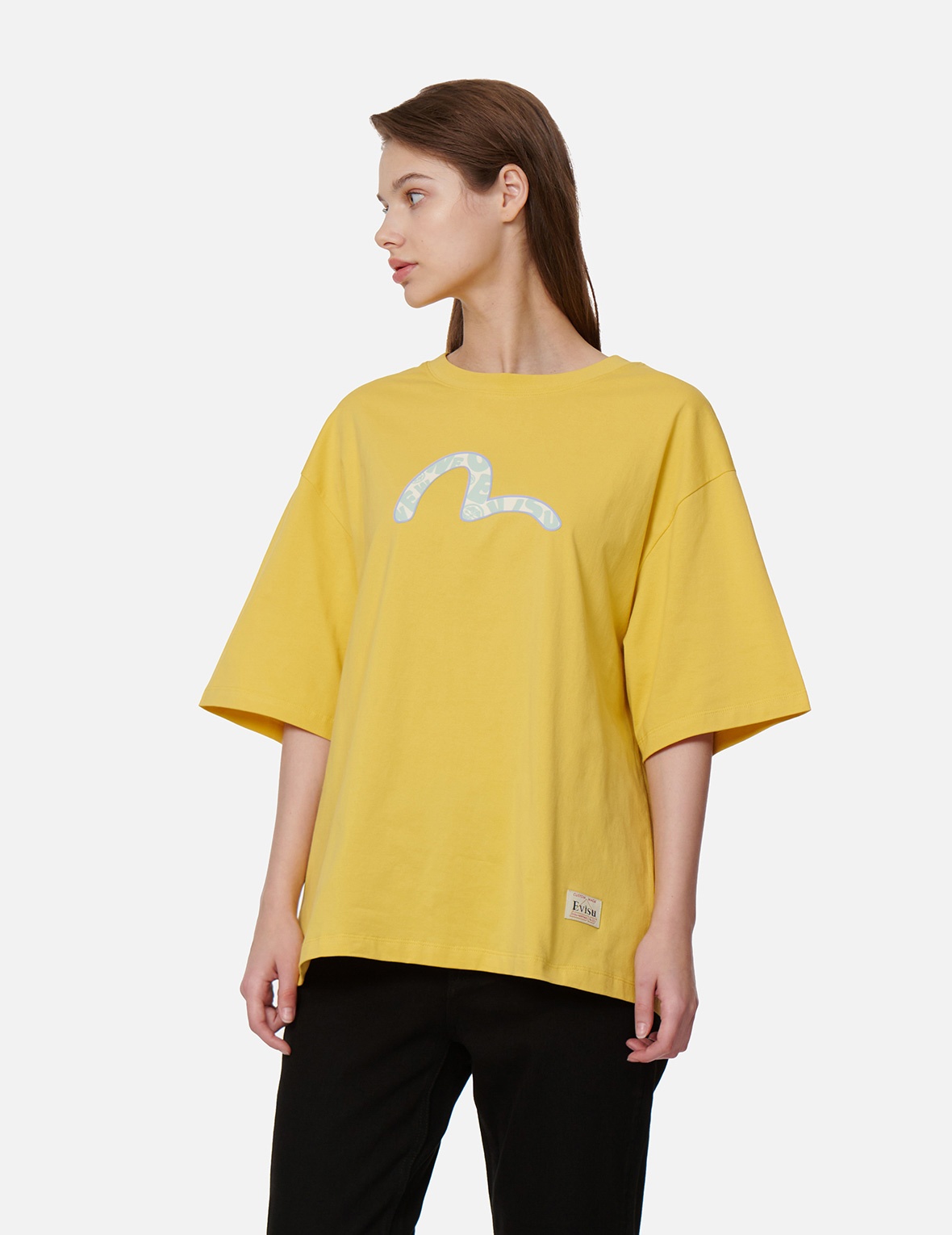 FORTUNE-CAT HIDE-AND-SEEK PRINT OVERSIZED T-SHIRT - 8