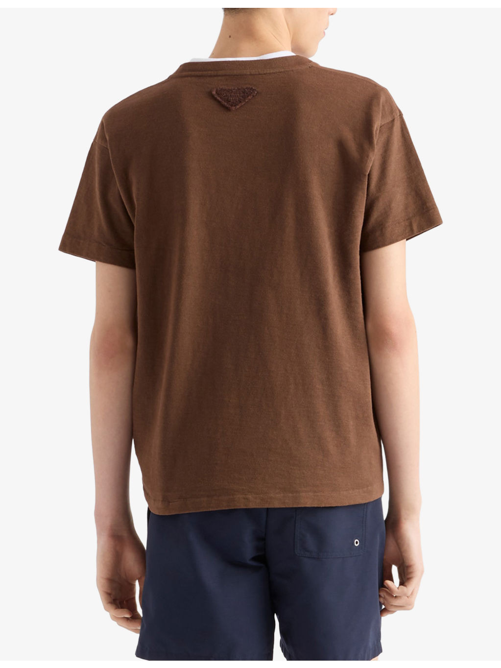 Crewneck Boxy-Fit Cotton-Jersey T-Shirt - 4
